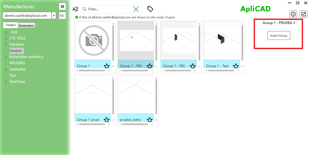 UpdateBIM Insert Group