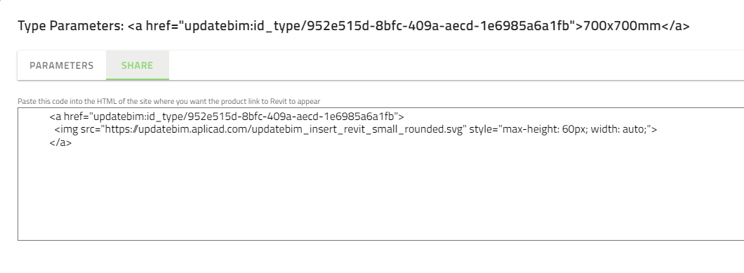 UUpdateBIM Access Insert Link