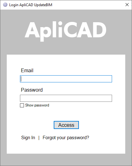 UpdateBIM Login